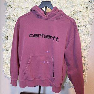 Carhartt Mauve Hoodie with Front Pocket